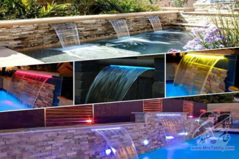 تولید و فروش انواع کرتین استخری،پرده آب،نازل آبنما بارانی،آبنما استخری و برکه و….